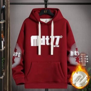 Premium Quality Winter Fillipd Cotton Hoodie For Man's 10