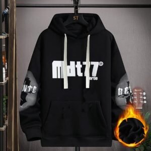 Premium Quality Winter Fillipd Cotton Hoodie For Man's 11